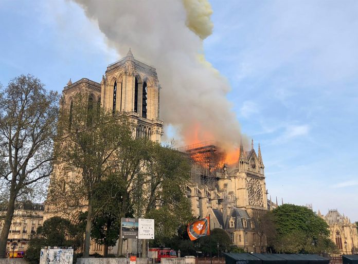 CATASTROPHIC FIRE ENGULFS NOTRE DAME CATHEDRAL IN PARIS