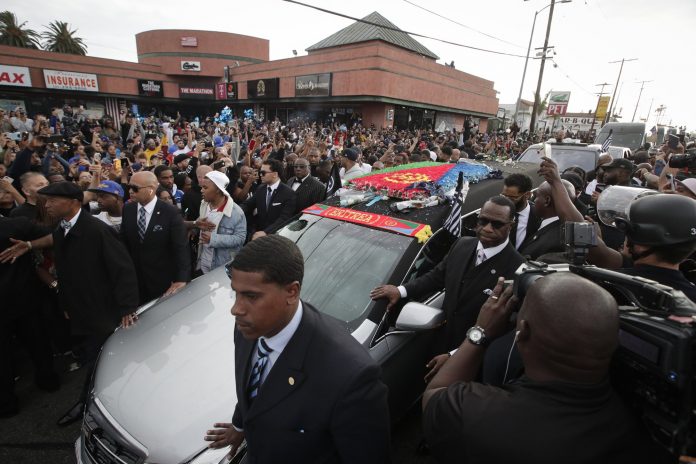 NIPSEY HUSSLE, A HOMETOWN HERO, IMMORTALIZED AT MEMORIAL