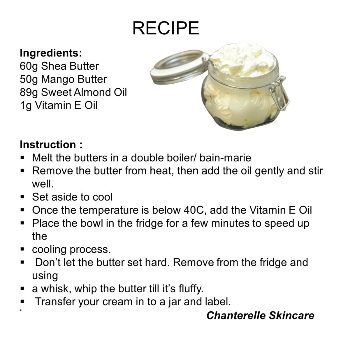 HOW TO MAKE THE PERFECT NATURAL BODY BUTTER | Bebe Akinboade
